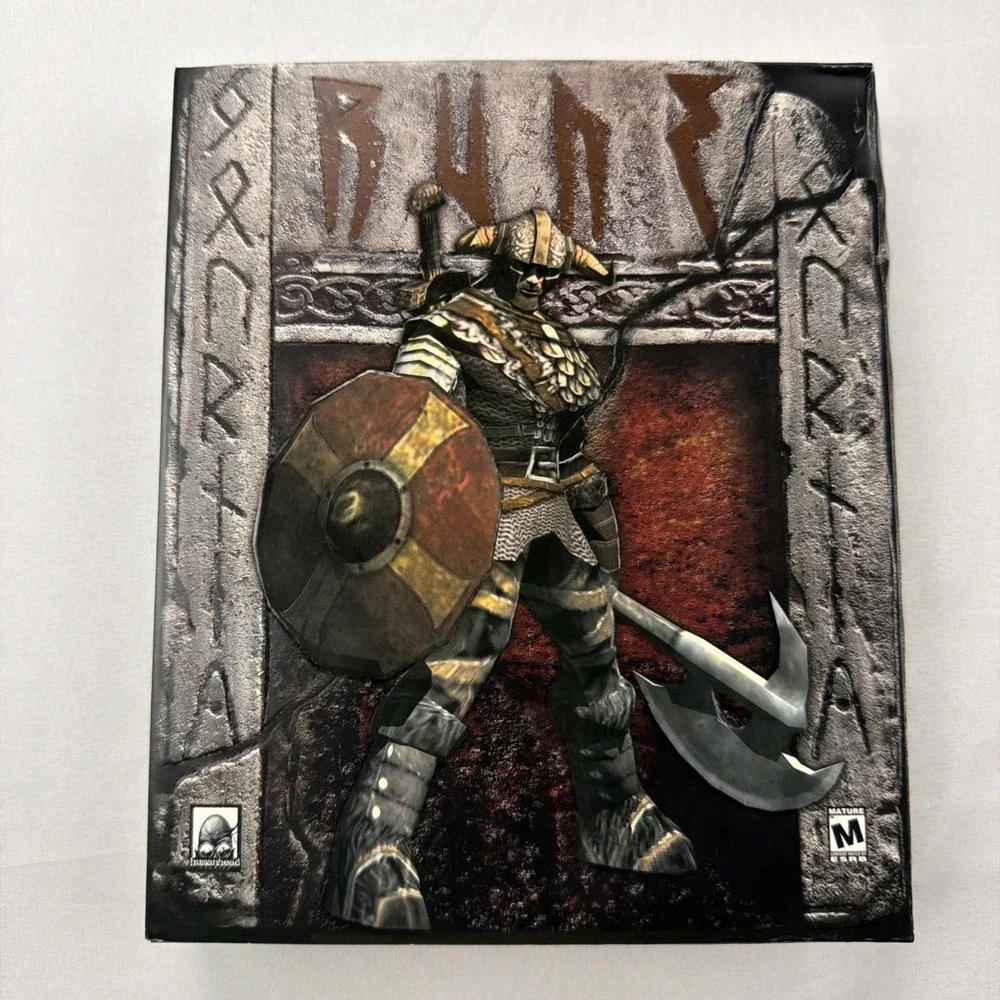 Rune PC Video Game 2000 Humanhead Vintage BIG BOX